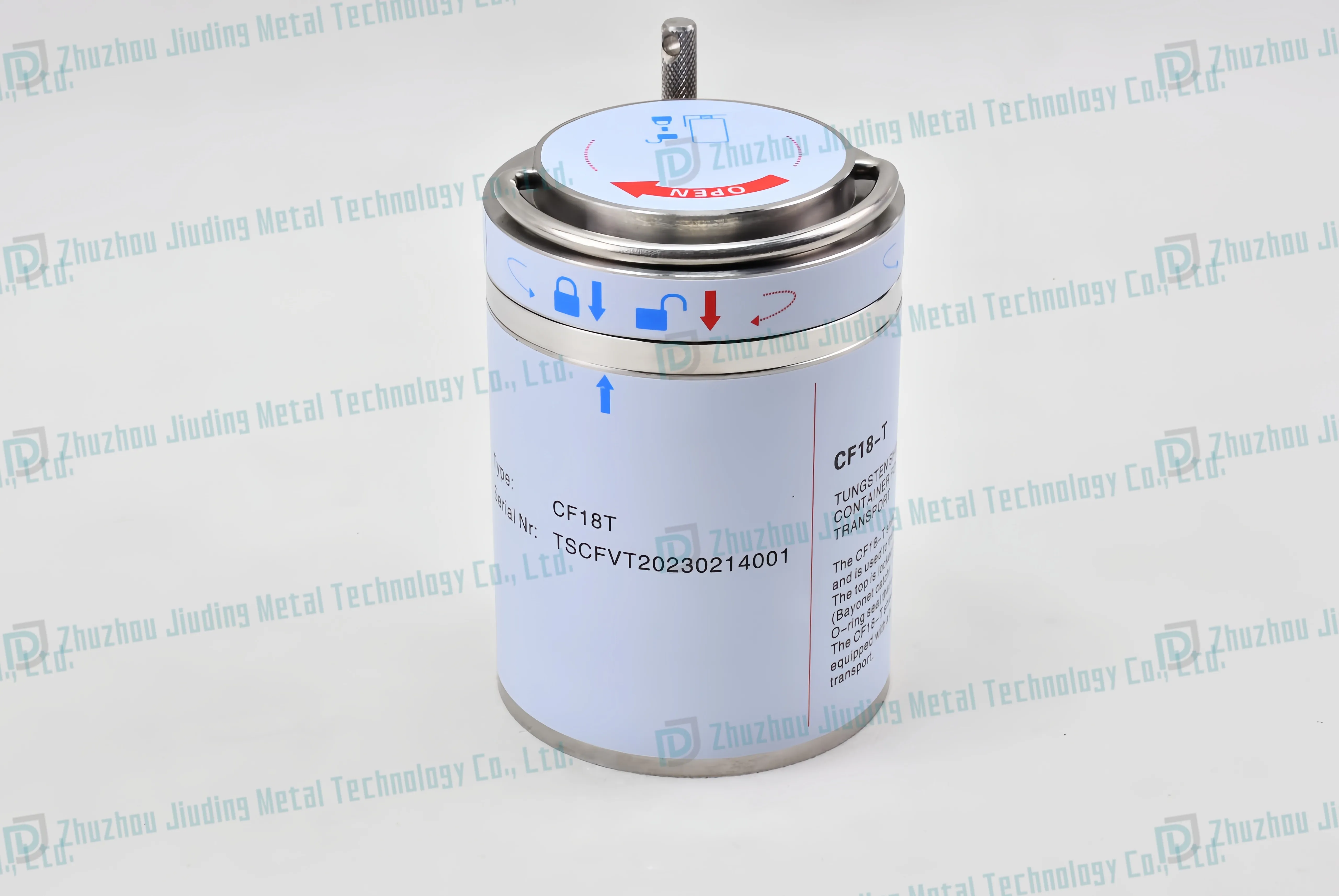 Tungsten Alloy Shielded Transport Container